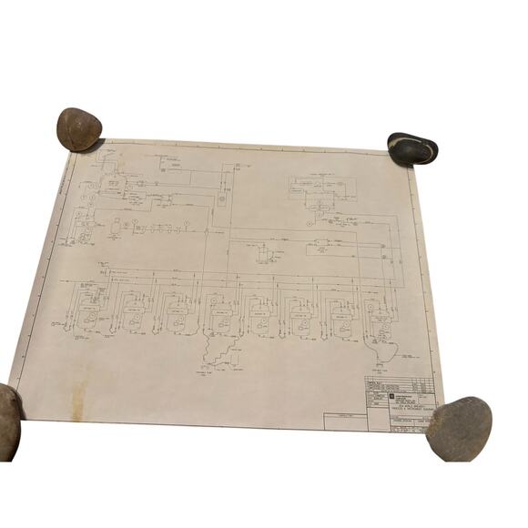 Sea World Orlando Brewery Anheuser Busch 1991 Engineering Blueprint Schematic - Picture 3 of 7